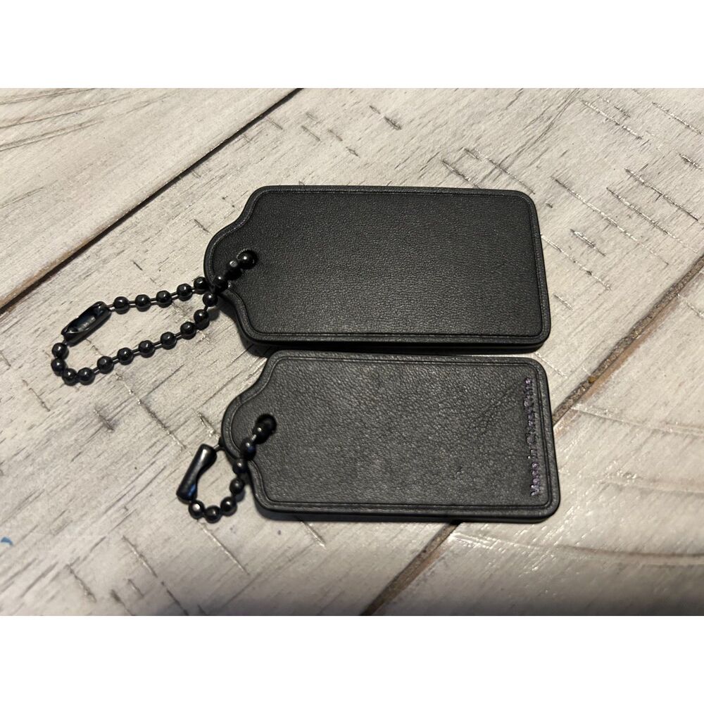 Coach Black Hangtags NWOT